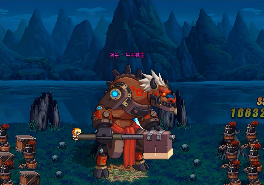 dnf70版本机械牛（比尔马克帝国试验场）